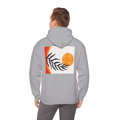 Lotus and Sunset Unisex Hoodie - Cozy Gift for Mindfulness, Meditation, or Nature Lovers, Perfect for Fall and Winter