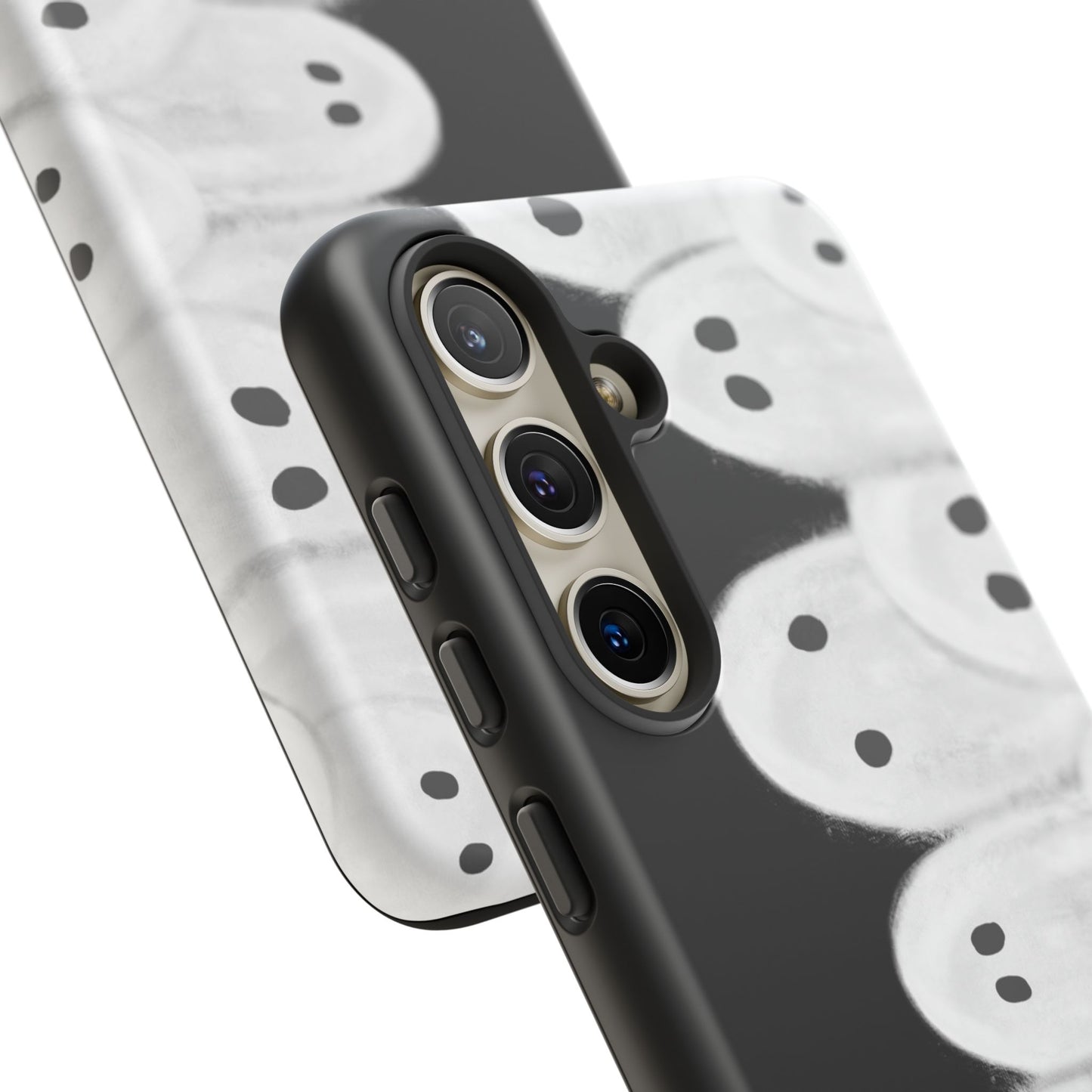 Painted Ghosts Phone Case | Ghostly Tough Phone Case for Spooky Style, Halloween Gift, Phone Cover, Ghost Theme, Unique Accessory, Spooky Season, Viral Painted Ghosts Inspired Design