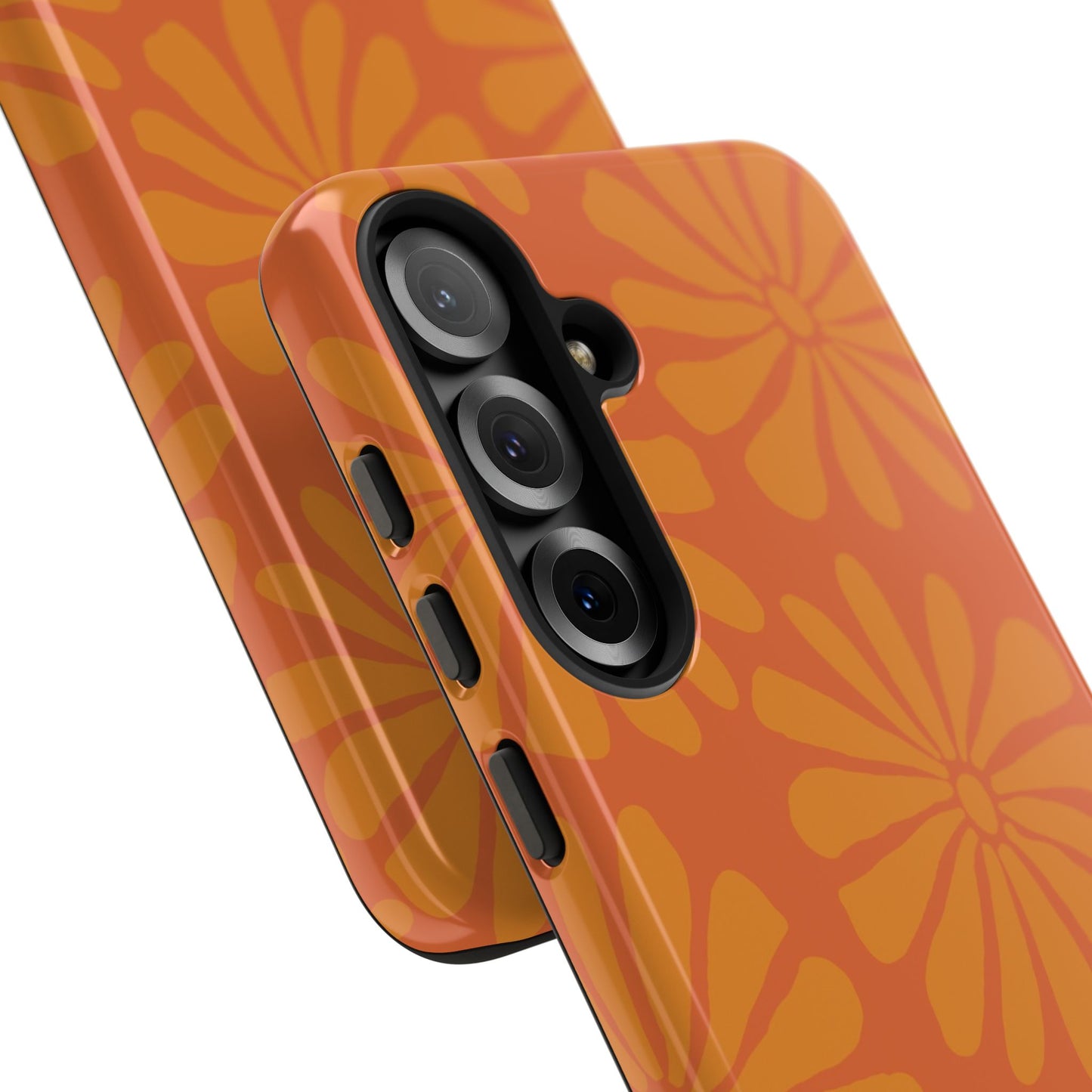 Stylish iPhone Case, Floral Phone Cover, Tough Phone Cases, Green Daisy Design, Unique Gift for Her, Spring Accessories