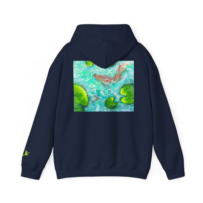Nature-Inspired Unisex Hooded Sweatshirt, Comfortable Pullover, Casual Clothing, Eco-Friendly Gift, Chill Vibe Hoodie, Relaxing Outfit