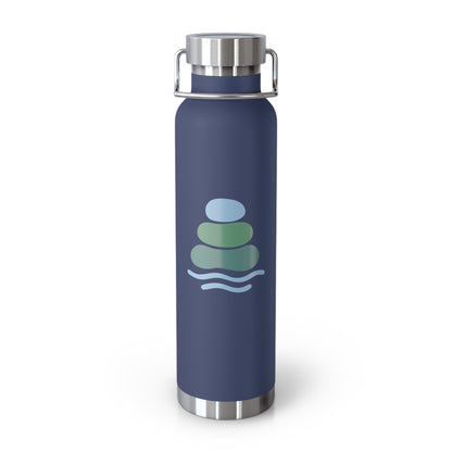 Calm Oasis Water Bottle | Insulated Hydration Flask for Yoga, Travel, Exercise, Eco-friendly Gift, Outdoor Adventures, Gift for Him, Gift for Her