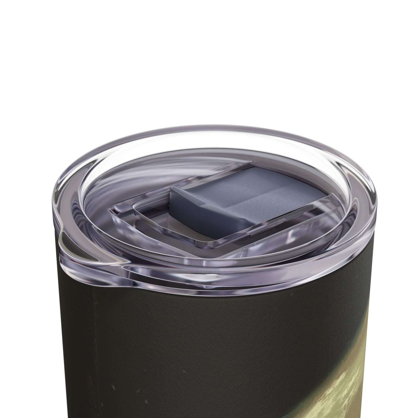 Gothic Skull Tumbler, 20oz | Unique Matte Travel Cup | Halloween Decor | Day of the Dead | Edgy Gifts for Skull Lovers, Reusable Drinkware | Van Gogh's Skeleton with Burning Cigarette Reimagined, Abstract Modern Twist Art