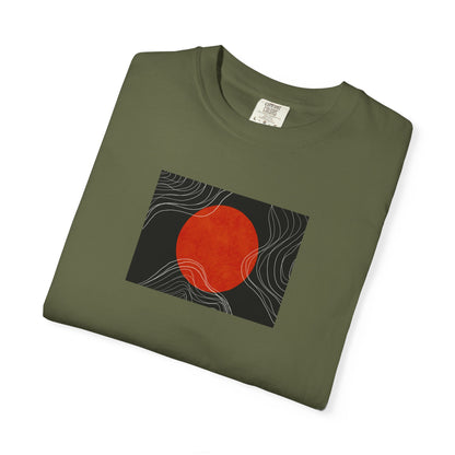 Sunset Vibes Unisex T-Shirt, Casual Summer Tee, Bohemian Shirt, Gift for Art Lovers, Men's and Women's Fashion