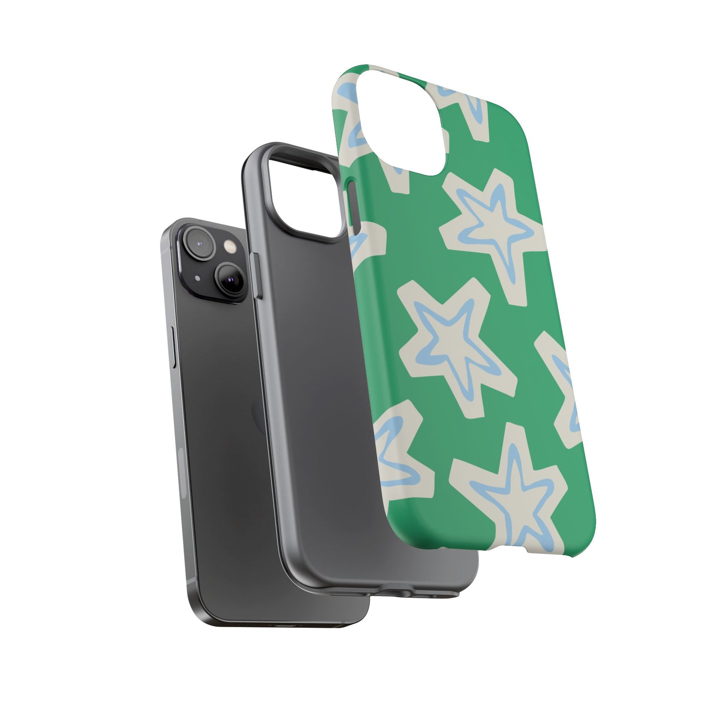 Retro Star Pattern Phone Case | Tough Cases, Colorful Cover for Phones, Phone Accessories, Gift for Her, Trendy Cases