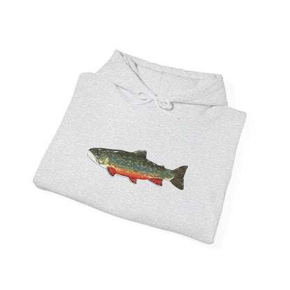 Trout Design Heavy Blend Hoodie, Fishing Gift, Outdoor Apparel, Comfortable Sweatshirt, Unisex Hoodie, Casual Fishing Wear