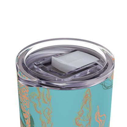 Vibrant Skinny Tumbler, Colorful Drinkware, Reusable Travel Mug, Eco-friendly Gift, Summer Hydration Cup, Stylish Beverage Container