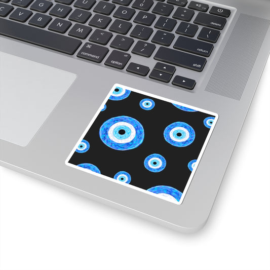 Evil Eye Kiss-Cut Stickers | Protective Talismans, Laptop Decor, Unique Gifts, Party Favors, Home Decor