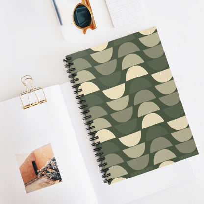 Trendy Spiral Notebook - Stylish Ruled Journal for School, Work, Journaling, Gifts, and Home Office
