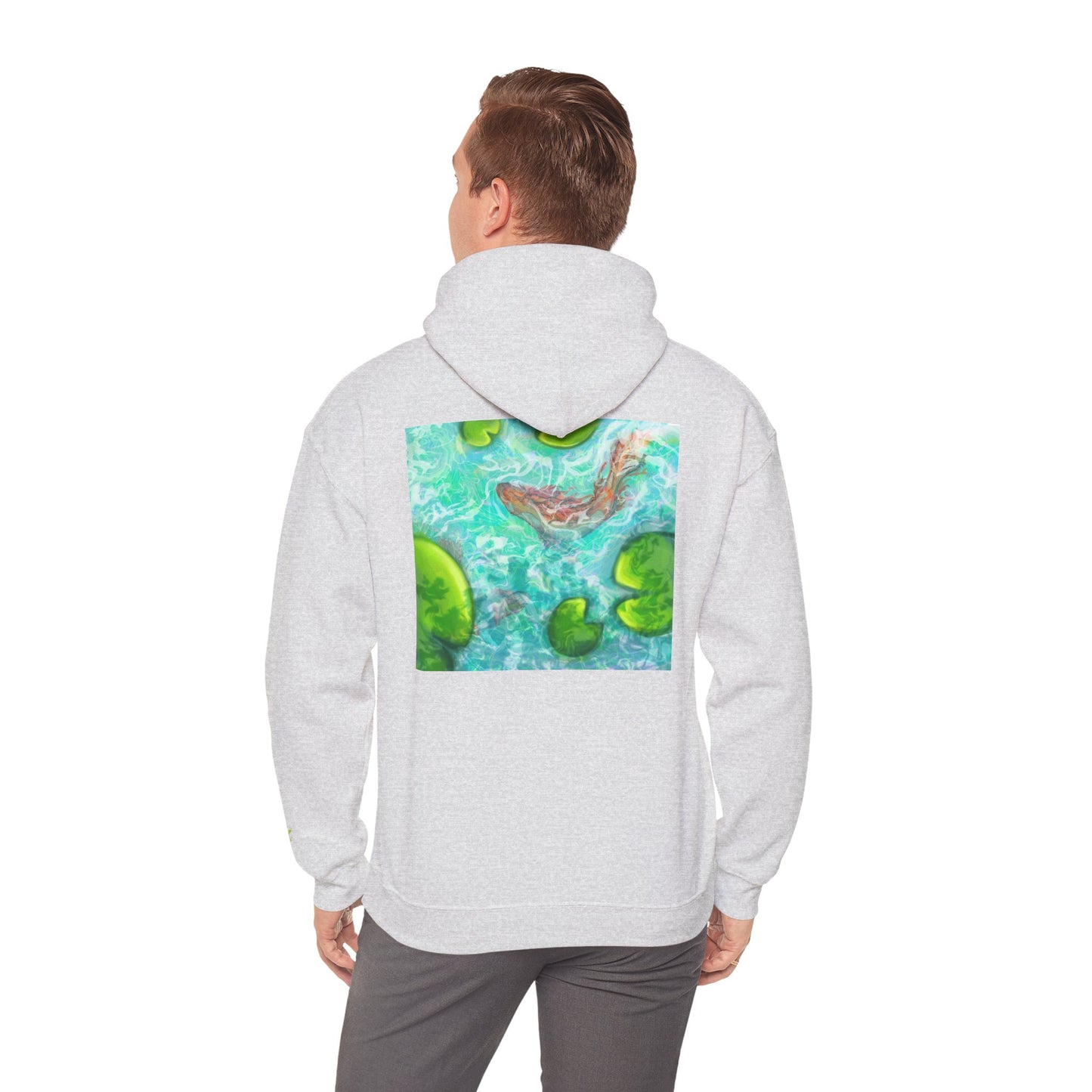Nature-Inspired Unisex Hooded Sweatshirt, Comfortable Pullover, Casual Clothing, Eco-Friendly Gift, Chill Vibe Hoodie, Relaxing Outfit