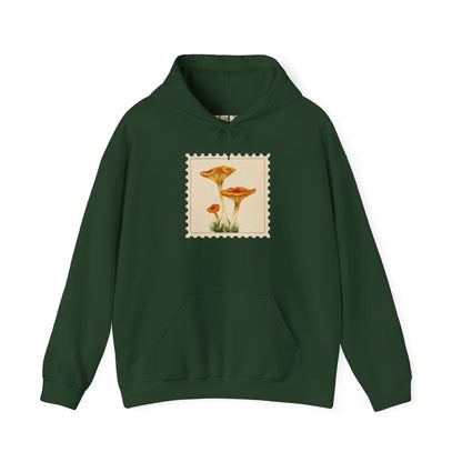 Botanical Print Hoodie, Cozy Sweatshirt, Nature Lover Gift, Comfortable Casual Wear, Fall Fashion, Unisex Hoodie, Comfy Mushroom Hoodie, Nature Vibes, Perfect for Fall