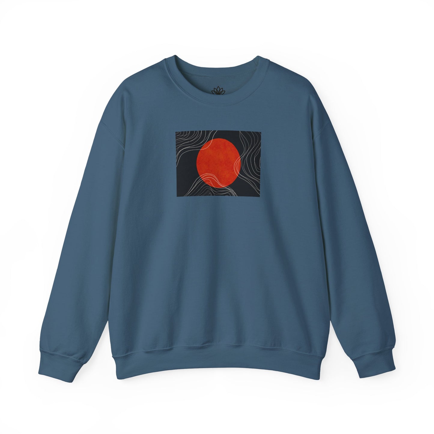 Minimalist Sunset Crewneck Sweatshirt, Cozy Unisex Sweater for Everyday Wear, Gift for Fall, Layering Essential