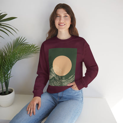 Nature-Inspired Unisex Crewneck Sweatshirt, Cozy Casual Wear, Gift for Outdoor Lovers, Perfect for Fall and Winter