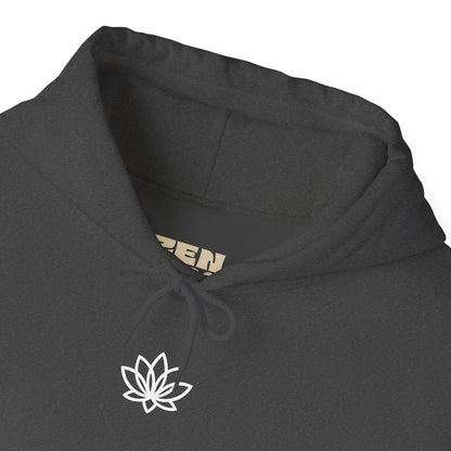 Lotus Flower Unisex Hoodie: Cozy Sweatshirt, Gift for Yoga Lovers, Meditation Apparel, Casual Streetwear, Nature-Inspired Wear, Artsy Collage, Cool Crewnecks