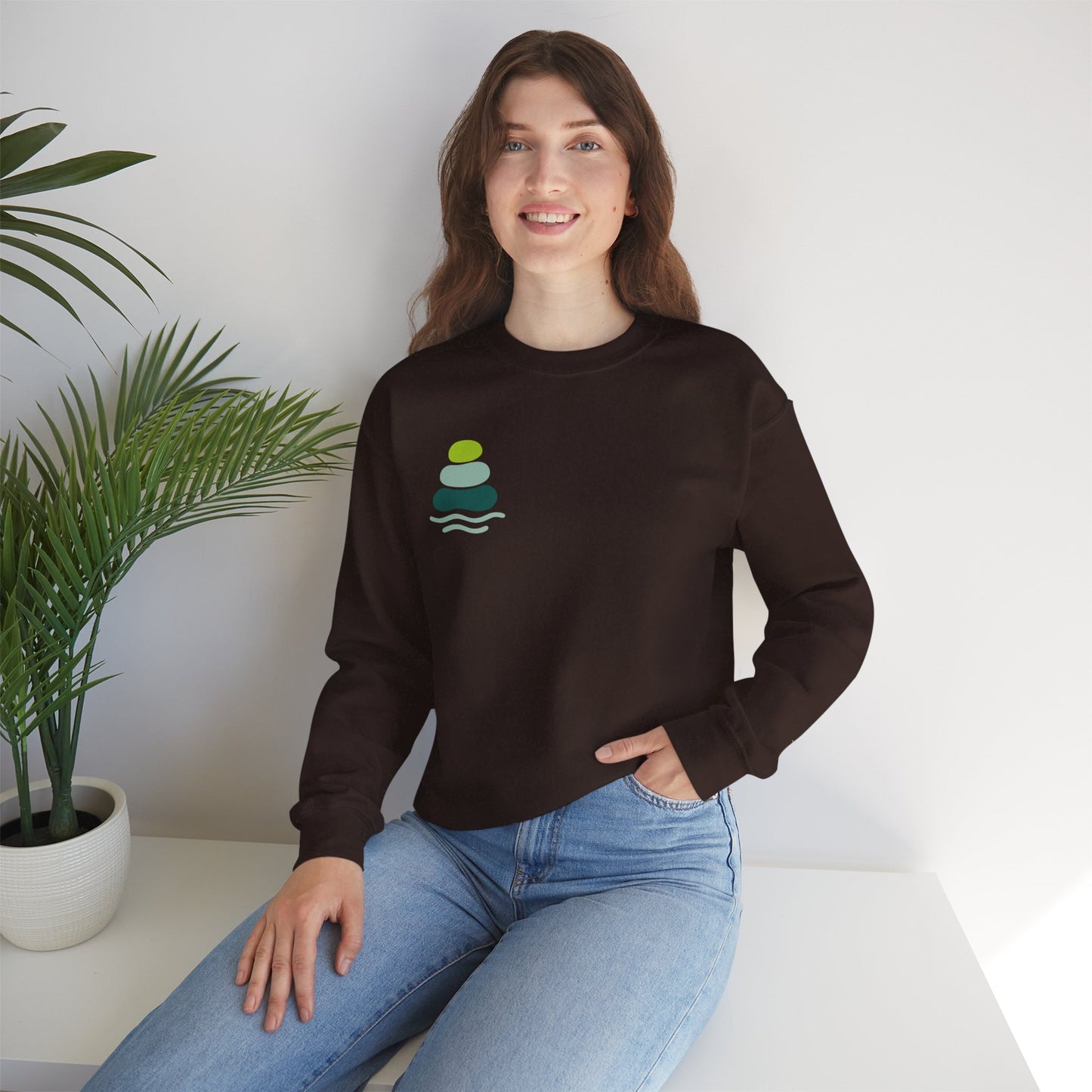 Serene Nature-Inspired Crewneck Sweatshirt | Unisex Eco-Friendly Apparel, Comfortable Relaxation Wear, Gift for Nature Lovers, Casual [...]