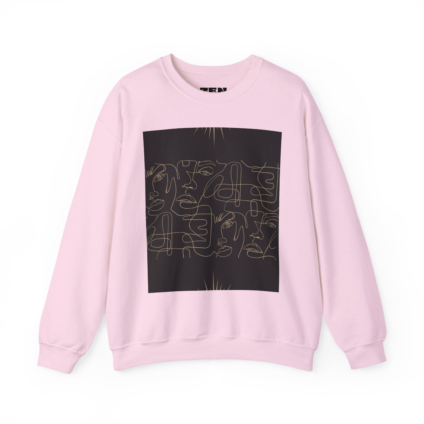 Stylish Unisex Crewneck Sweatshirt - Modern Art Design, Cozy Gift for Him/Her, Perfect for Fall, Casual Wear, Art Lovers, Abstract, Minimalist, Autumn Vibes