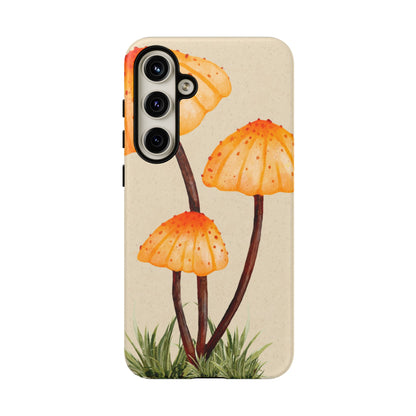 Mushroom Phone Case, Tough Cases for Nature Lovers, Unique Phone Covers, Gifts for Eco Enthusiasts, Fun Protective Cases