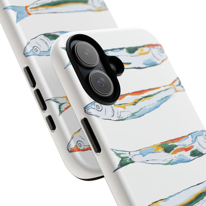 Tough Cases – Artistic Fish Design Phone Case, Unique Gift for Aquatic Lovers, Perfect for Birthdays, Holidays, and Everyday Use, Quirky Cases, Fun Phone Cases