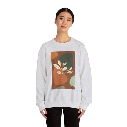 Botanical Print Crewneck Sweatshirt | Cozy Unisex Sweatshirt, Fall Fashion, Casual Wear, Gift for Her, Botanical Art