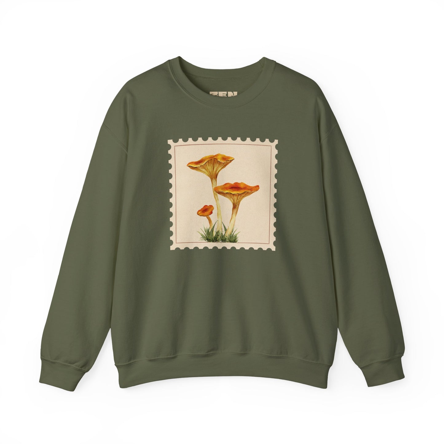 Vintage Floral Crewneck Sweatshirt, Cozy Fall Wear, Unisex Gift, Mushroom Art Apparel, Nature Lover Outfit, Comfy Mushroom Crewneck, Vintage Style