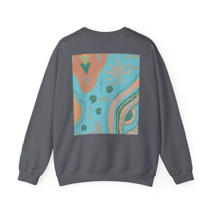 Bohemian Crewneck Sweatshirt, Cozy Sweatshirt for Art Lovers, Unique Graphic Apparel, Perfect Gift for Everyday Wear, Trendy Fashion Hoodie