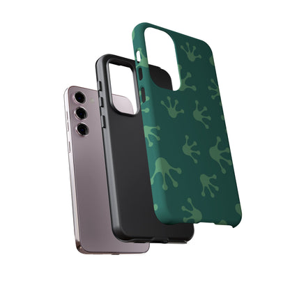 Frog Print Phone Case, Nature Lover Gift, Eco-Friendly Cover, Fun Green Design, Unique Frog Accessories