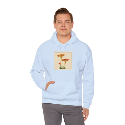 Botanical Print Hoodie, Cozy Sweatshirt, Nature Lover Gift, Comfortable Casual Wear, Fall Fashion, Unisex Hoodie, Comfy Mushroom Hoodie, Nature Vibes, Perfect for Fall