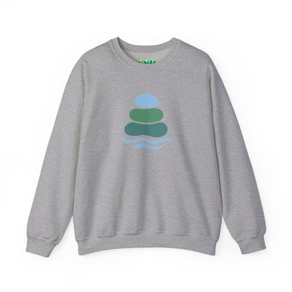 Serene Balance Crewneck Sweatshirt, Cozy Layering Piece, Casual Everyday Wear, Ideal for Relaxation, Gift for Mindfulness Enthusiasts
