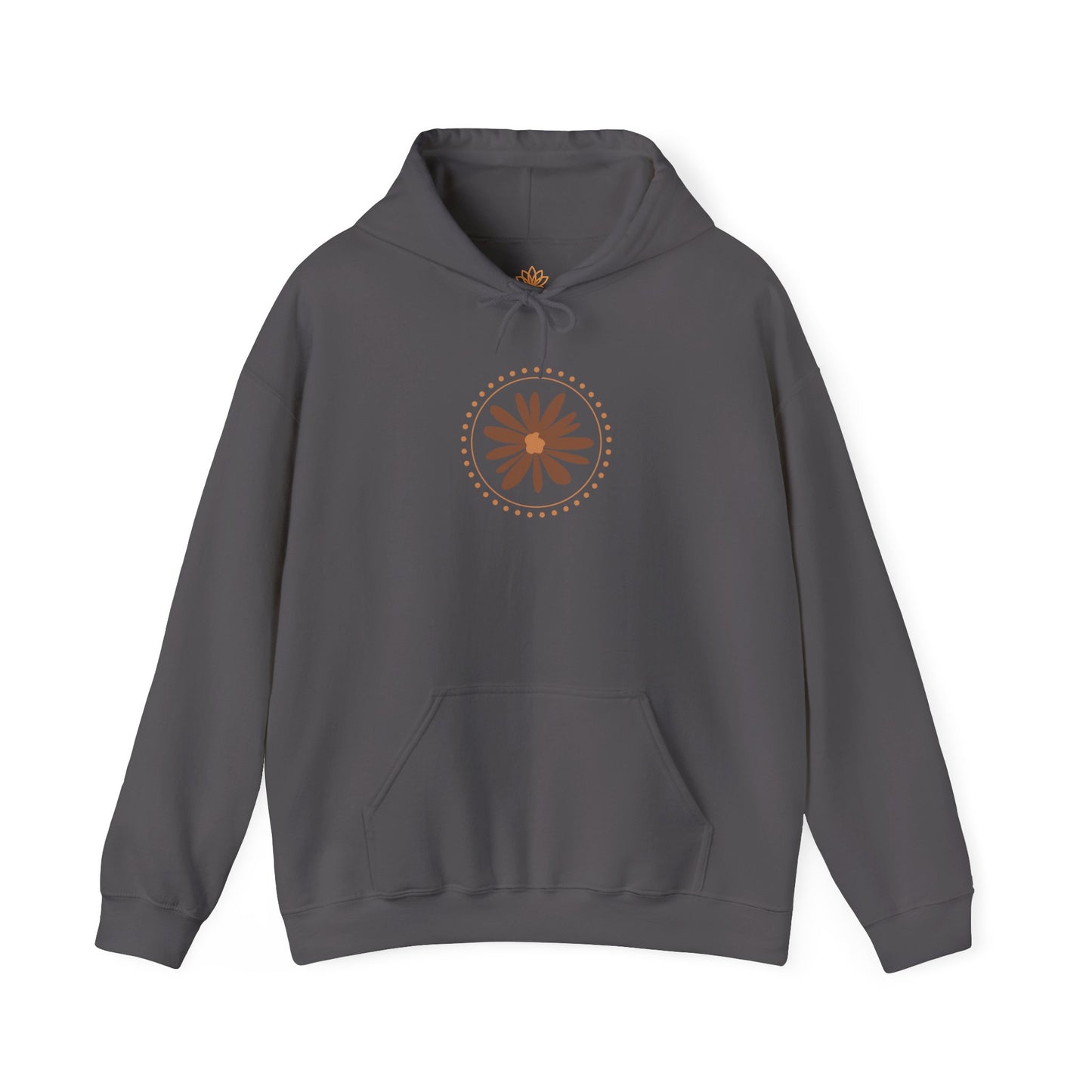 Chic Flower Design Unisex Hoodie, Cozy Sweatshirt, Trendy Gift for Her, Fall Fashion, Casual Comfort Wear