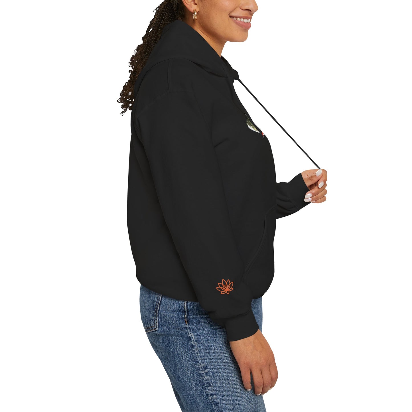 Trout Design Heavy Blend Hoodie, Fishing Gift, Outdoor Apparel, Comfortable Sweatshirt, Unisex Hoodie, Casual Fishing Wear