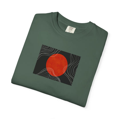 Sunset Vibes Unisex T-Shirt, Casual Summer Tee, Bohemian Shirt, Gift for Art Lovers, Men's and Women's Fashion