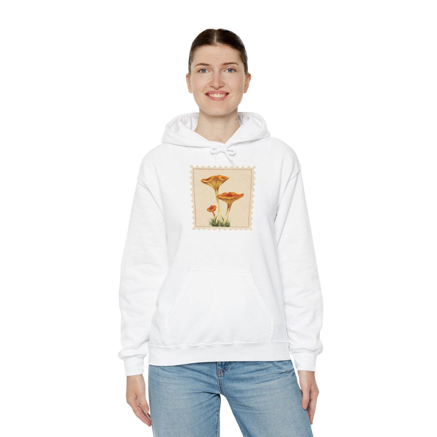 Botanical Print Hoodie, Cozy Sweatshirt, Nature Lover Gift, Comfortable Casual Wear, Fall Fashion, Unisex Hoodie, Comfy Mushroom Hoodie, Nature Vibes, Perfect for Fall