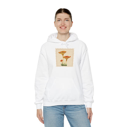 Botanical Print Hoodie, Cozy Sweatshirt, Nature Lover Gift, Comfortable Casual Wear, Fall Fashion, Unisex Hoodie, Comfy Mushroom Hoodie, Nature Vibes, Perfect for Fall