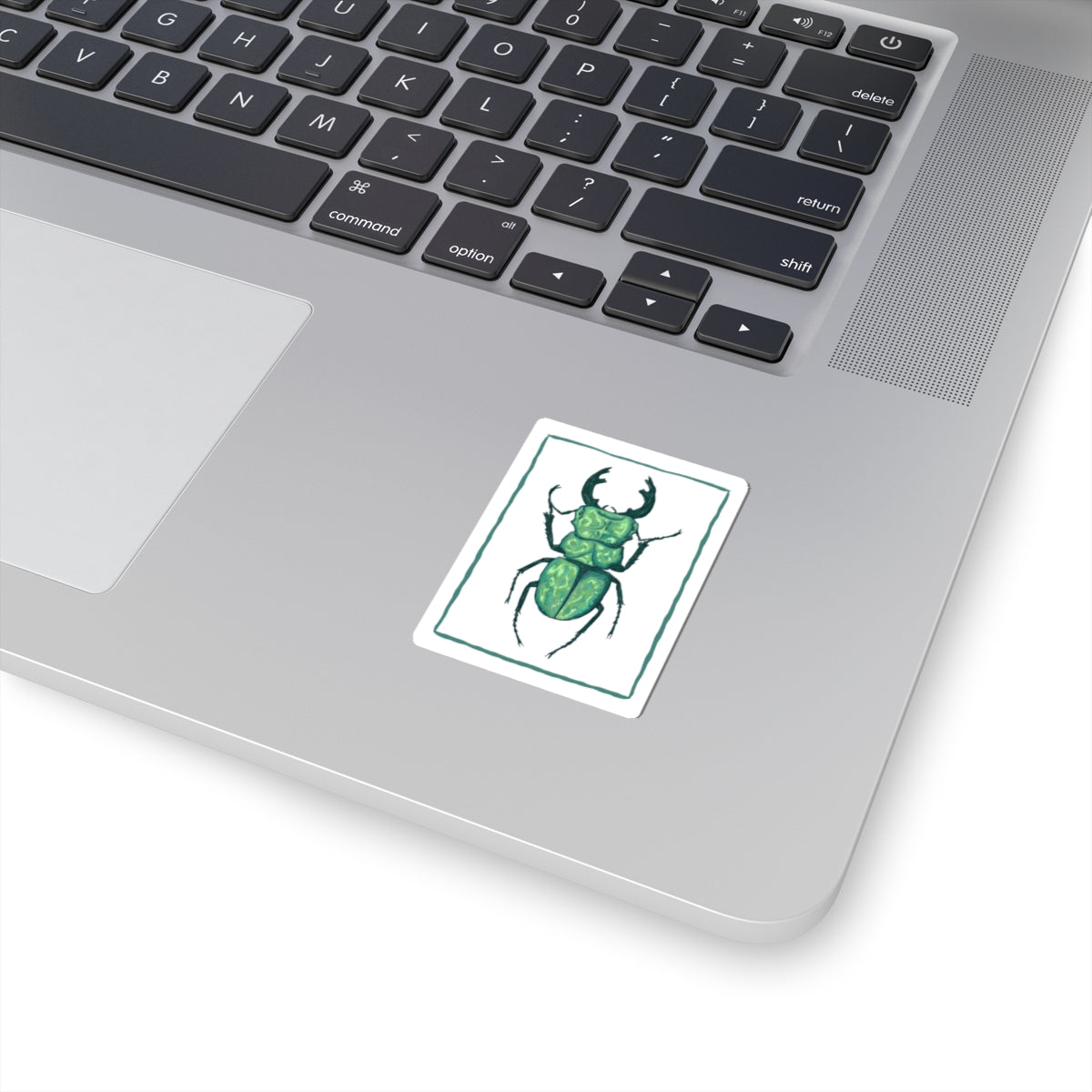 Eclectic Beetle Kiss-Cut Stickers, Nature Lover Decor, Creepy-Crawly Gifts, Fun Laptop Accessories, Artistic Bug Art, Unique Decor