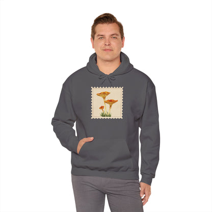 Botanical Print Hoodie, Cozy Sweatshirt, Nature Lover Gift, Comfortable Casual Wear, Fall Fashion, Unisex Hoodie, Comfy Mushroom Hoodie, Nature Vibes, Perfect for Fall