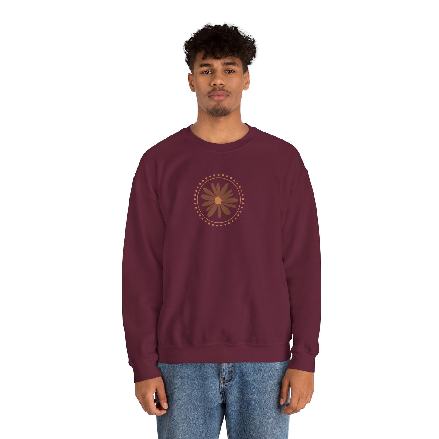 Floral Crewneck Sweatshirt, Cozy, Unisex, Gifts for Her, Casual Wear, Trendy Sweatshirt, Perfect for Fall