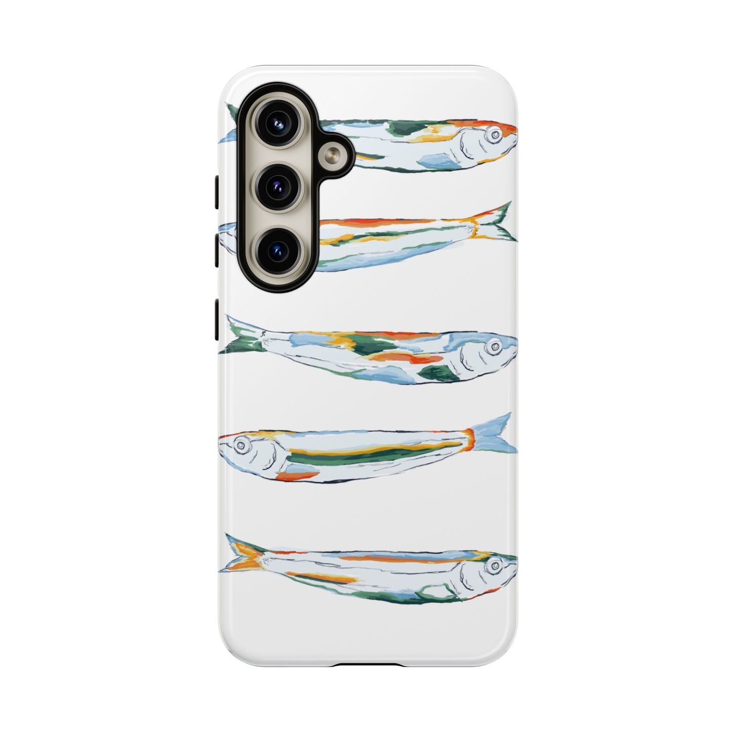Tough Cases – Artistic Fish Design Phone Case, Unique Gift for Aquatic Lovers, Perfect for Birthdays, Holidays, and Everyday Use, Quirky Cases, Fun Phone Cases