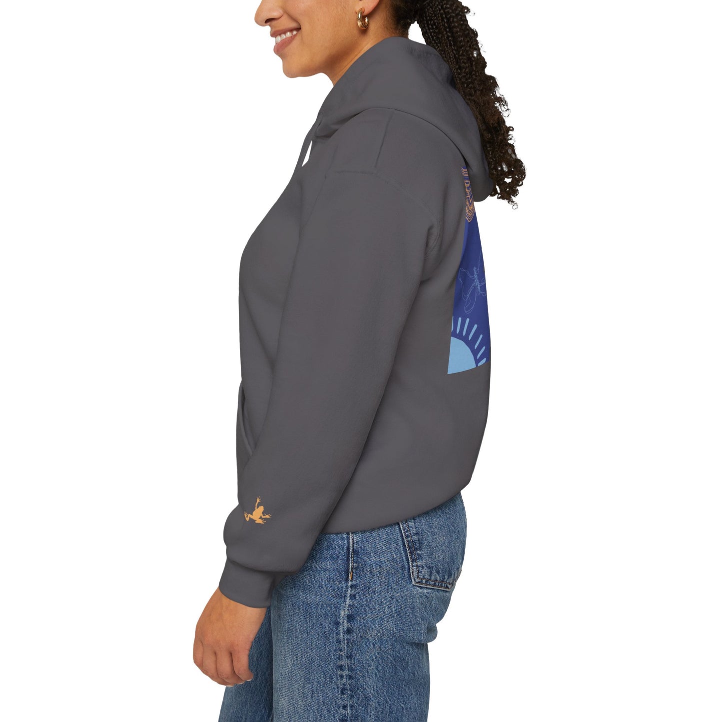 Unisex Heavy Blend™ Hooded Sweatshirt - Cozy Everyday Comfort, Perfect Gift for Nature Lovers and Art Enthusiasts