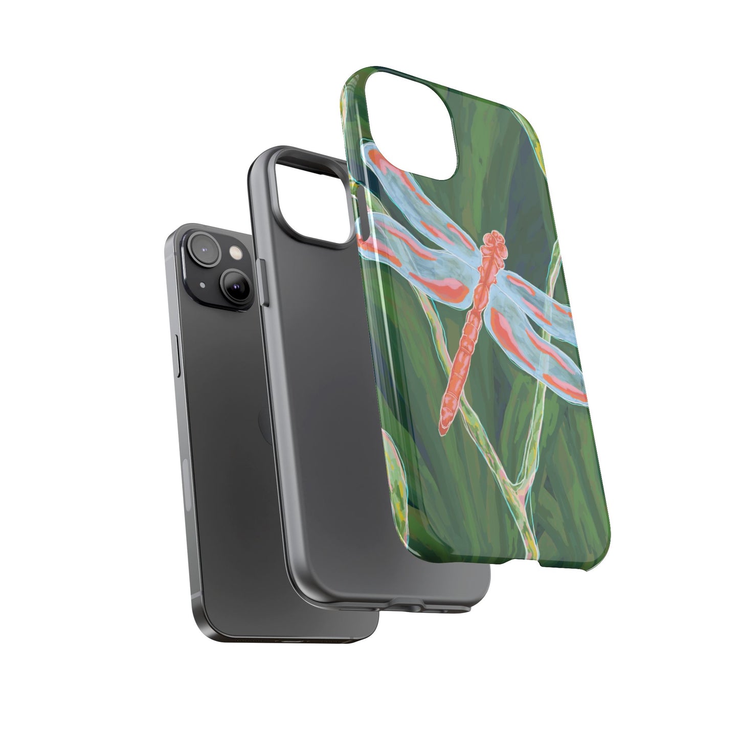 Dragonfly Phone Case, Tough Cases for Nature Lovers, Unique Phone Cover, Eco-Friendly Gift, Colorful Protection