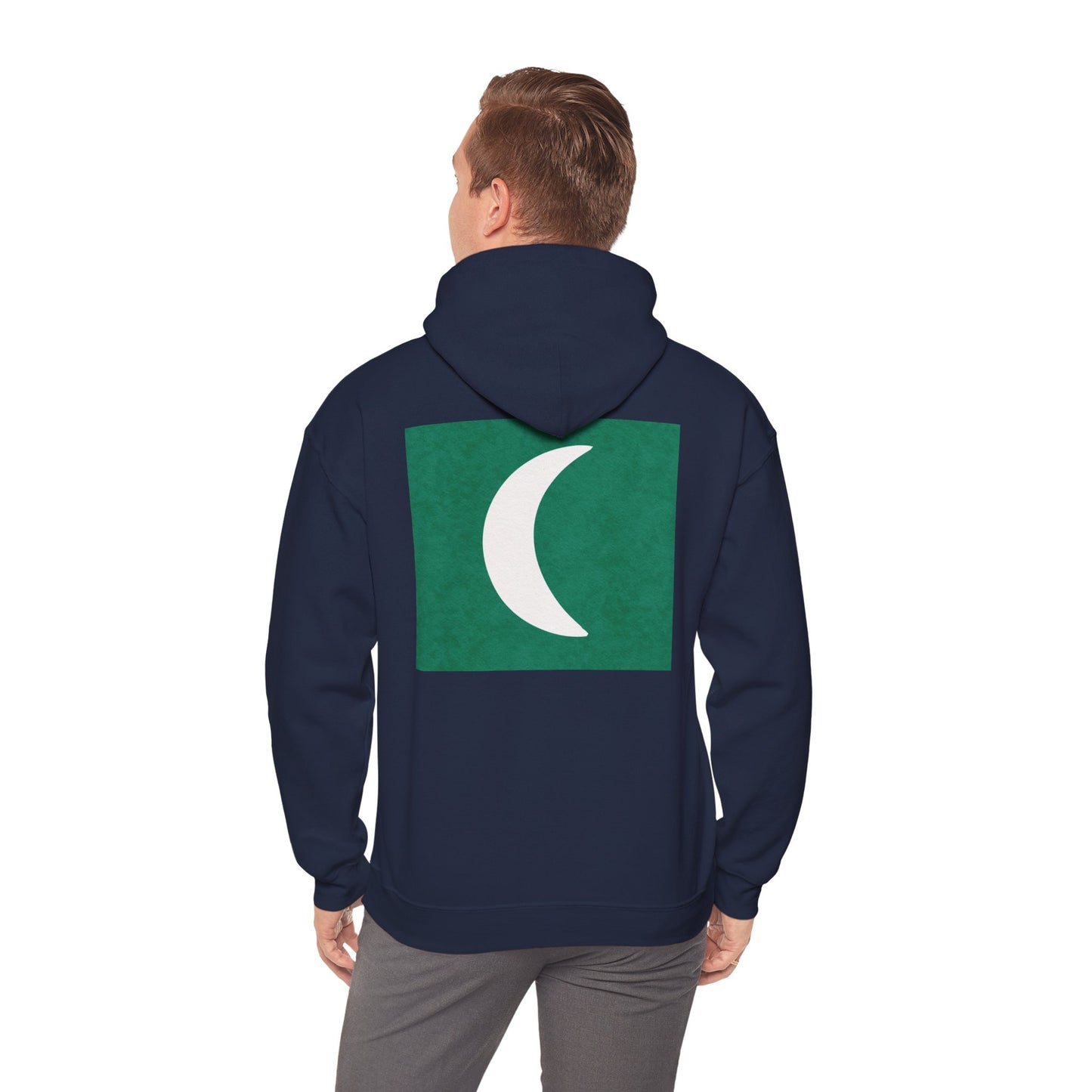 Zen Frog Hooded Sweatshirt - Cozy Unisex Hoodie, Casual Wear, Spring Fashion, Unique Gifts, Streetwear Style, Simple Moon Design, Gift for Him, Gift for Her