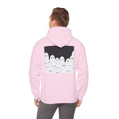 Painted Ghosts Pullover | Halloween Ghost Hoodie, Unisex Boo Sweatshirt, Spooky Gift for Fall, Cozy Halloween Apparel, Ghost Lover Hoodie, Perfect for Spooky Season