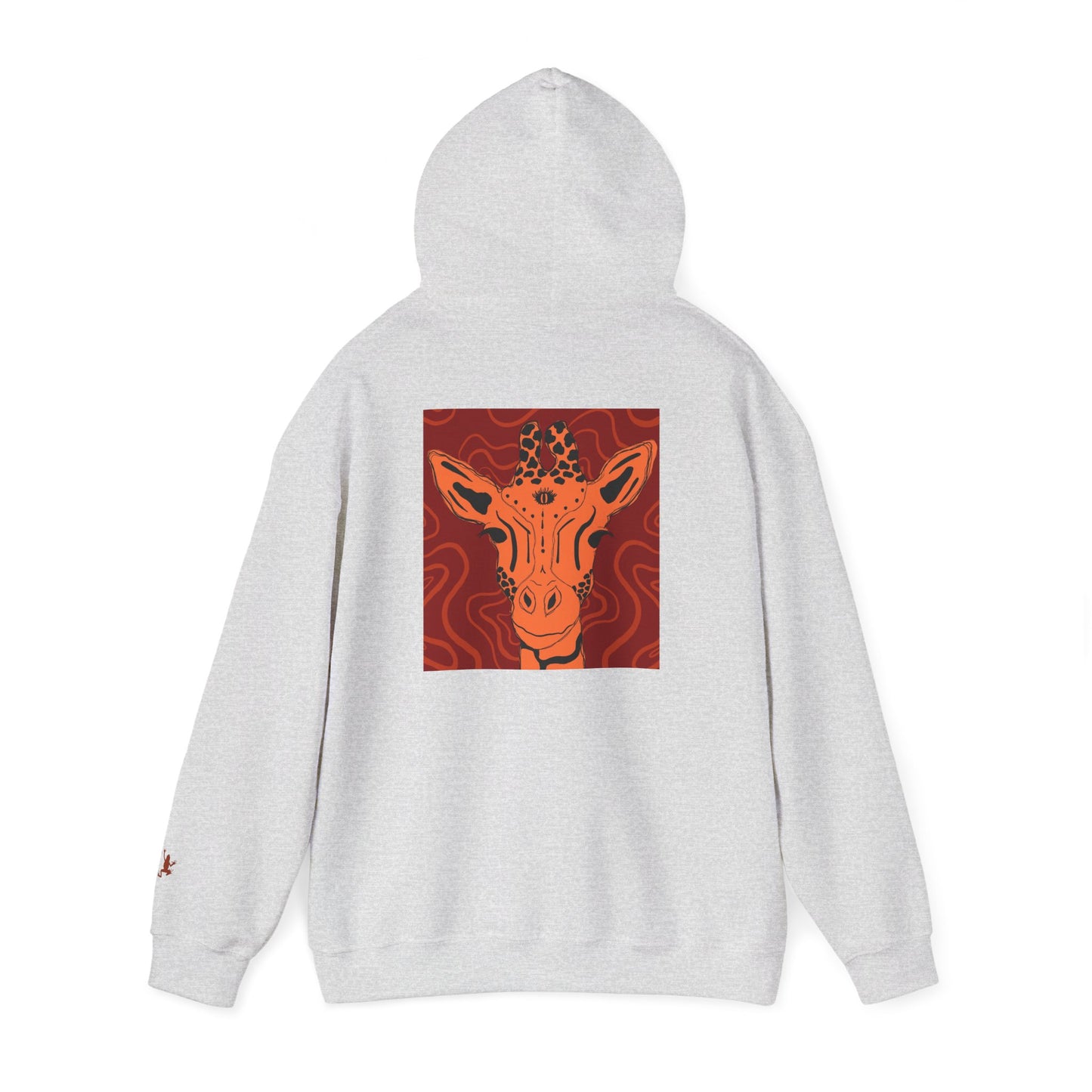 Artistic Giraffe Hoodie - Cozy Unisex Sweatshirt for Animal Lovers, Unique Gift for Birthdays, Holidays, & Casual Wear