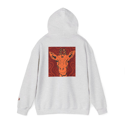 Artistic Giraffe Hoodie - Cozy Unisex Sweatshirt for Animal Lovers, Unique Gift for Birthdays, Holidays, & Casual Wear