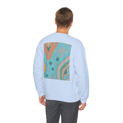 Bohemian Crewneck Sweatshirt, Cozy Sweatshirt for Art Lovers, Unique Graphic Apparel, Perfect Gift for Everyday Wear, Trendy Fashion Hoodie