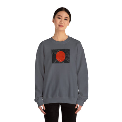 Minimalist Sunset Crewneck Sweatshirt, Cozy Unisex Sweater for Everyday Wear, Gift for Fall, Layering Essential