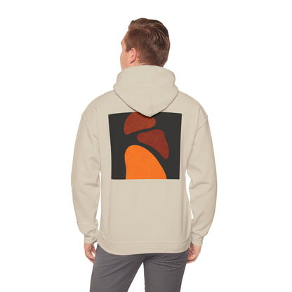 Artistic Unisex Hooded Sweatshirt - Cozy Streetwear, Casual Outfit, Perfect Gift, Fall Fashion, Graphic Hoodie
