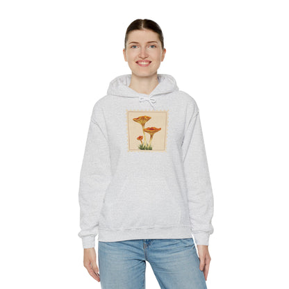Botanical Print Hoodie, Cozy Sweatshirt, Nature Lover Gift, Comfortable Casual Wear, Fall Fashion, Unisex Hoodie, Comfy Mushroom Hoodie, Nature Vibes, Perfect for Fall
