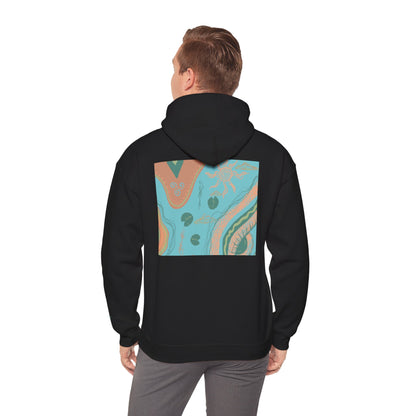 Chic Abstract Art Hoodie for Comfort & Style, Unisex Pullover, Cozy Sweatshirt, Trendy Gift for Art Lovers, Casual Outfit Must-Have
