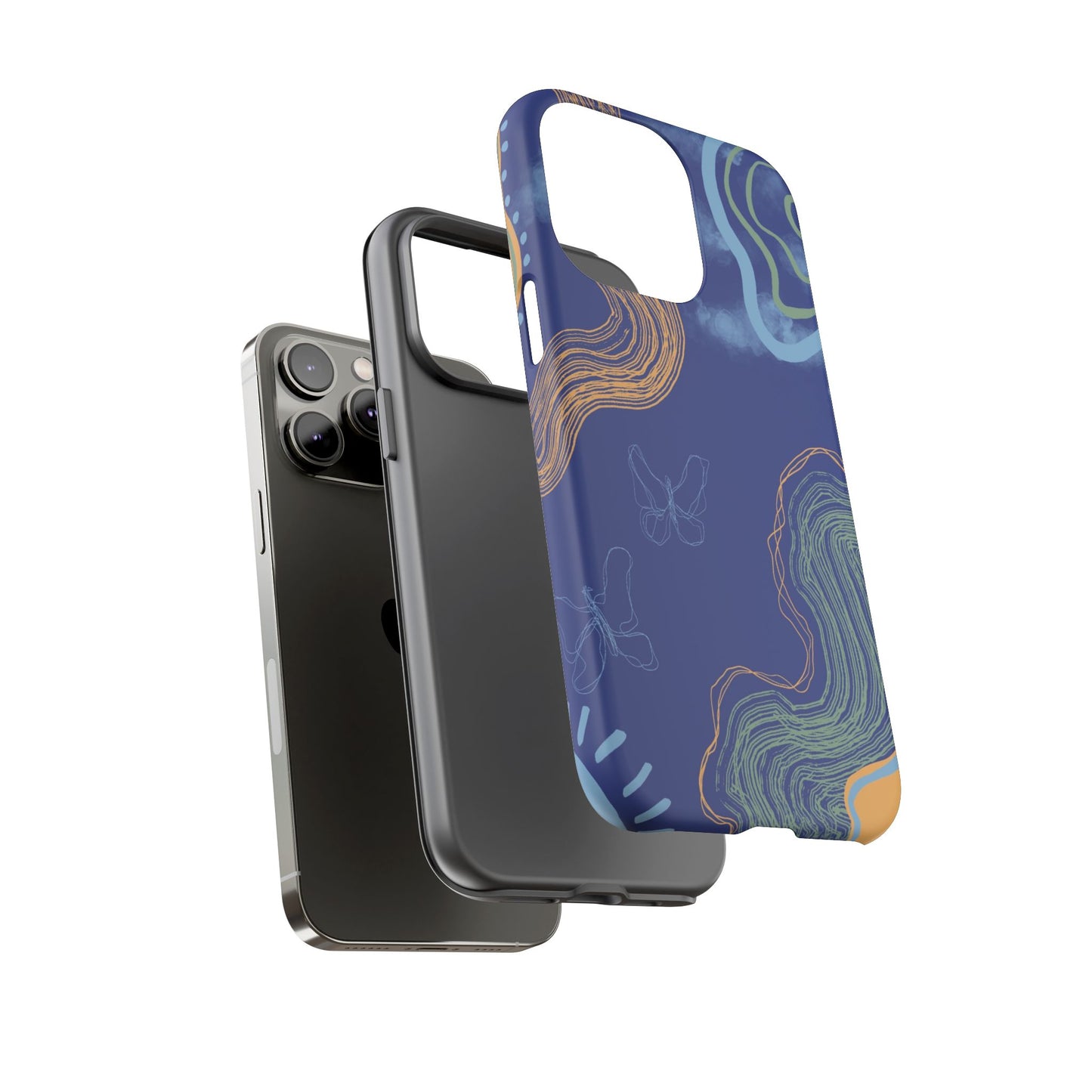 Artistic Phone Case, Abstract Phone Cover, Gift for Her, Modern Design, Boho Phone Case, Unique Phone Accessories