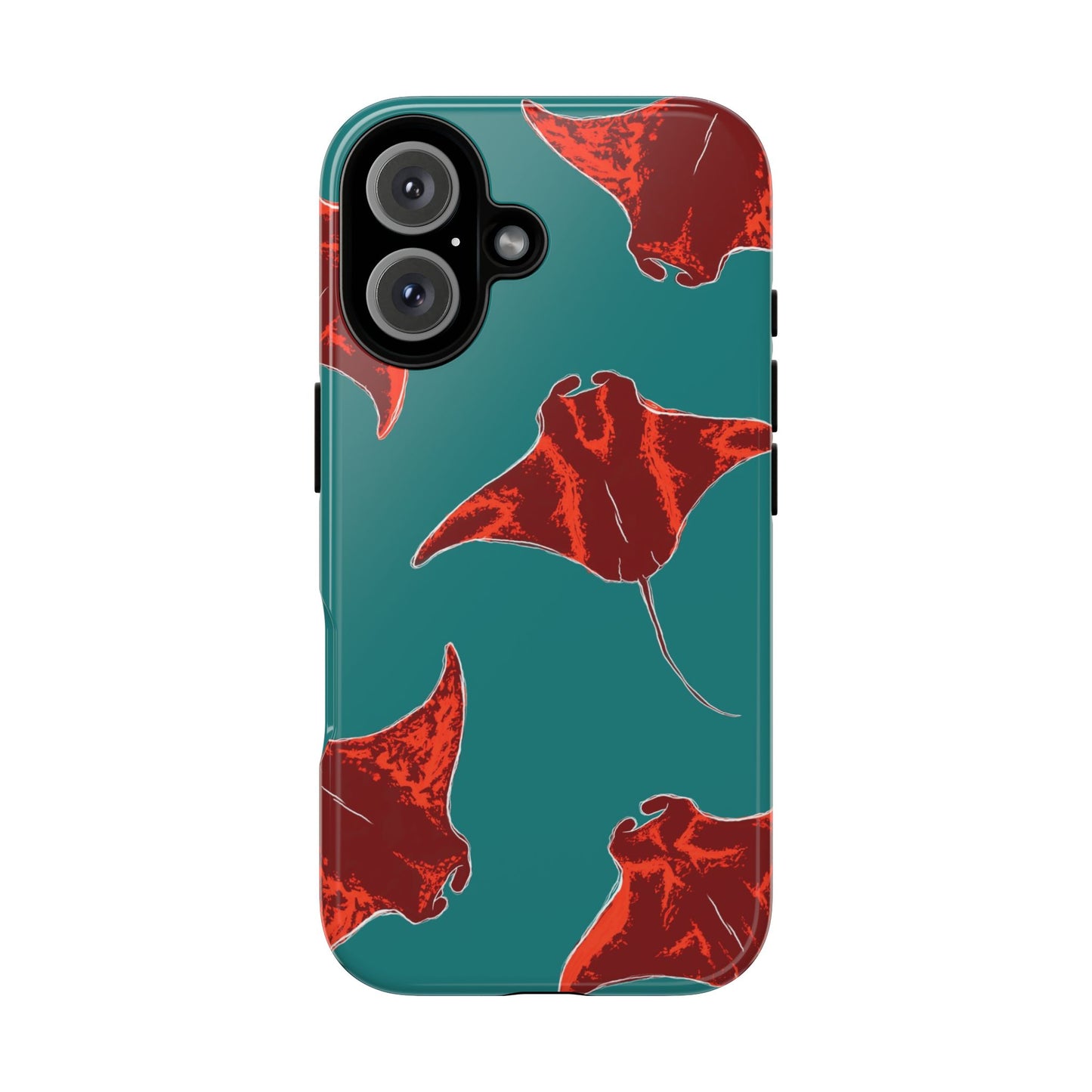 Manta Ray Phone Case, Tropical Phone Cover, Ocean Vibe Accessories, Summer Gift Idea, Marine Animal Merchandise