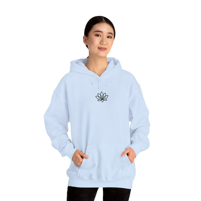 Lotus and Sunset Unisex Hoodie - Cozy Gift for Mindfulness, Meditation, or Nature Lovers, Perfect for Fall and Winter